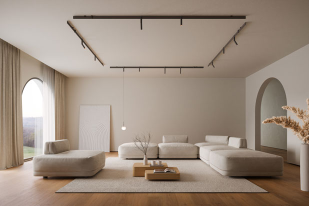 BIND light system designed by Martin-Azúa for Vibia. Photo courtesy of Vibia.